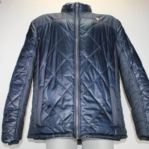 Lindbergh Quilted Field Puffer Men's 3XL XXXL Blue L/S Heavyweight Jacket Coat - Picture 6 of 14